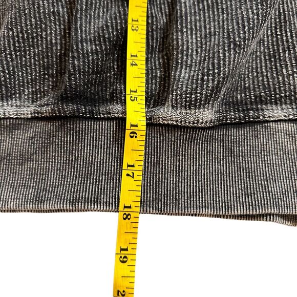 Simply Southern Sweatshirt Happy Mind Happy Life Womens Medium Gray Cropped - Picture 9 of 9